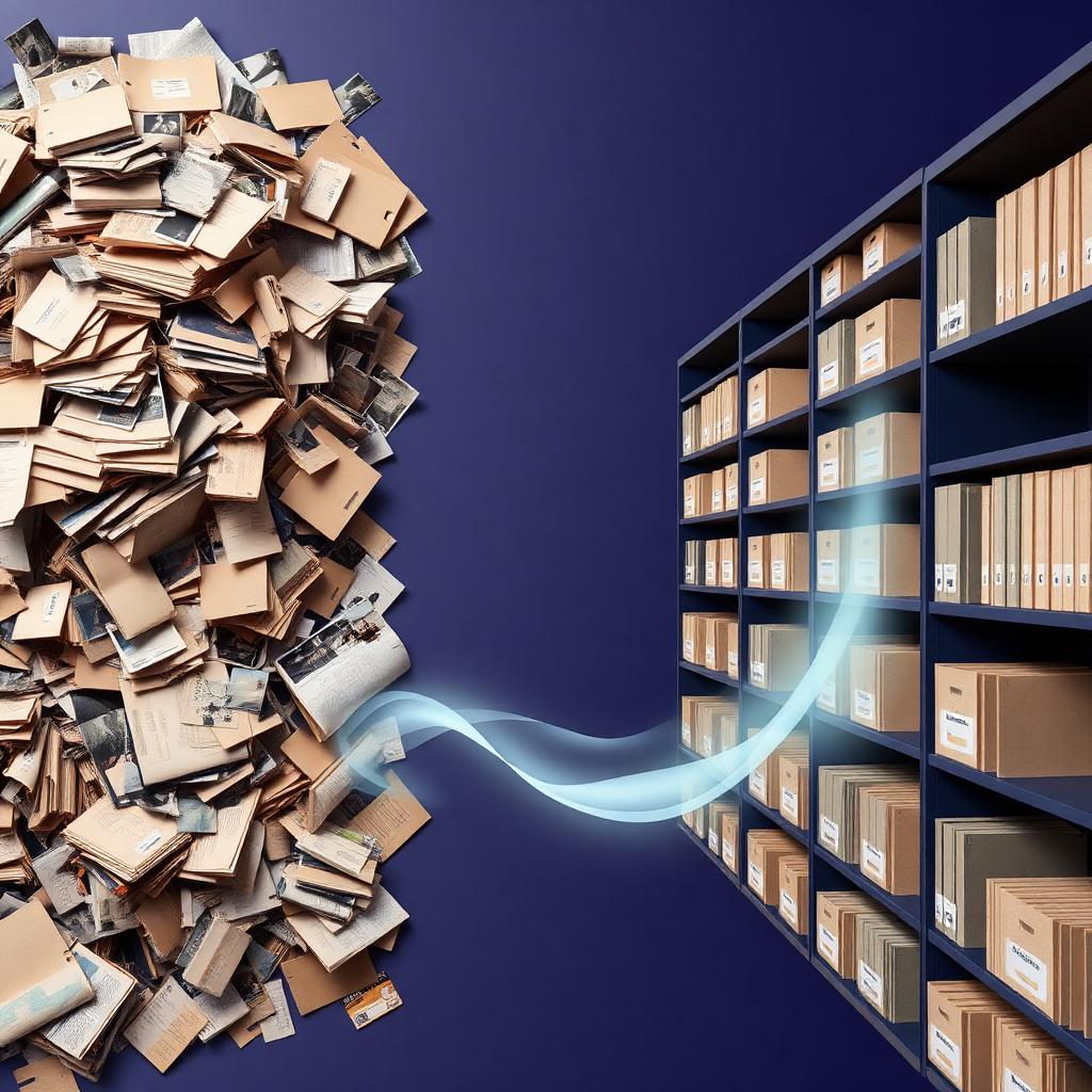 Archive de projets qui devient une bibliothèque organisée