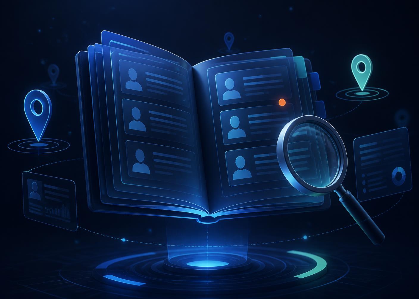 Registre professionnel numérique avec fonction Vérifier l’information